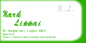 mark lippai business card